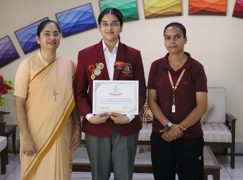 HONOURED FOR HER REMARKABLE PERFORMANCES